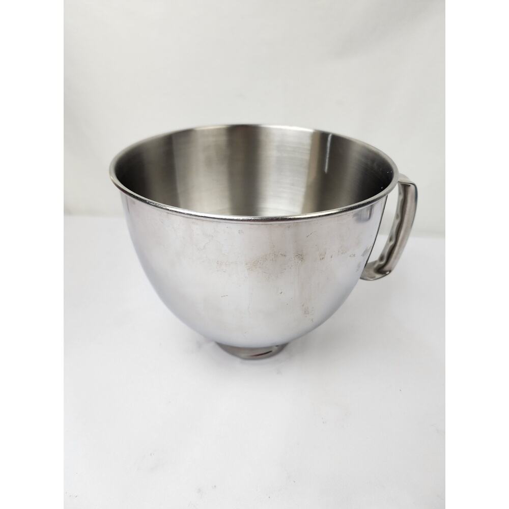 KitchenAid Bowl KSM150 Replacement 5 Quart Stainless Steel Mixing Bowl w/Handle - Picture 2 of 7